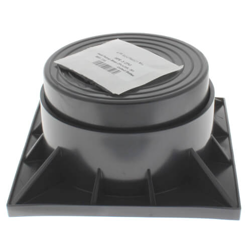 3" Two Piece Black Heat Pump Riser (Dark Gray)