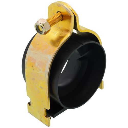 Main product image of 1-1/2" Insulation Coupling Steel Strut Clamp (1/2" Thick)