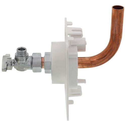 Main product image of 1/2" Copper x 3/8" Compression Fixture Outlet Box Assembly with 1/4 Turn Angle Supply Valve