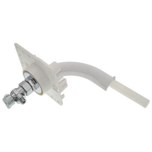 Main product image of 1/2" PEX-A x 1/4" Compression Fixture Outlet Box Assembly with 1/4 Turn Angle Supply Valve