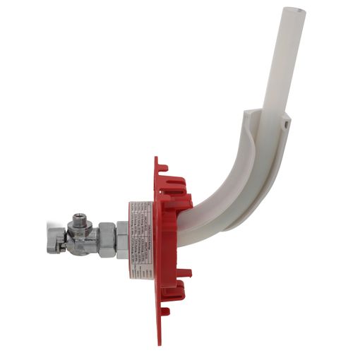 Main product image of 1/2" PEX-A x 1/4" Compression Fixture Fire-Rated Outlet Box Assembly with 1/4 Turn Angle Supply Valve