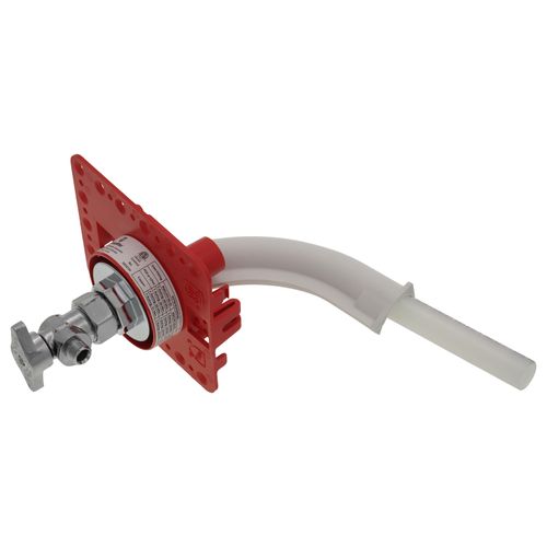 Main product image of 1/2" PEX-A x 1/4" Compression Fixture Fire-Rated Outlet Box Assembly with 1/4 Turn Angle Supply Valve