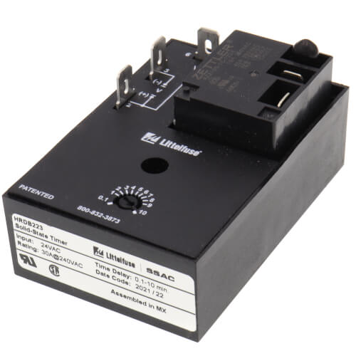 SPDT 0.1 to 10 min. Delay on Break Time Delay (24V)