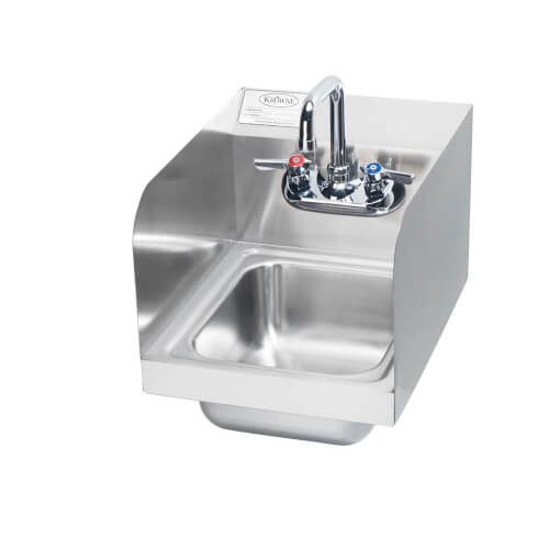 Main product image of 12" Wall Mount Hand Sink w/ Low Lead Faucet and Side Splashes