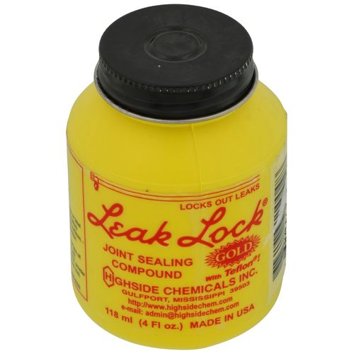 Main product image of Leak Lock Gold Pipe Joint Sealant w/ Teflon (4 oz. Bottle), 11004