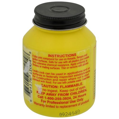 Main product image of Leak Lock Gold Pipe Joint Sealant w/ Teflon (4 oz. Bottle), 11004