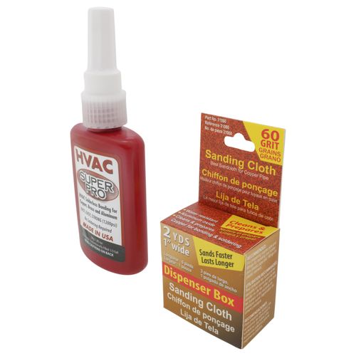 Main product image of HVAC SuperPro Solderless Bonding Kit for Copper, Brass & Aluminum (50 g. Bottle), 32098