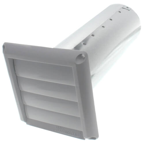 Main product image of HS Series Plastic Louvered Shutter w/ Tailpiece, 4" Duct