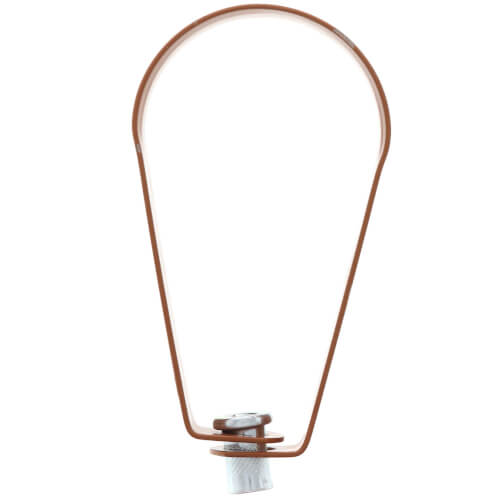 Main product image of 2-1/2" Copper Epoxy Coated Em-Lok Swivel Ring