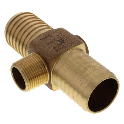 Main product image of 1-1/4" x 1-1/4" x 3/4" Insert x Insert x MPT Hydrant Tees (Lead Free)