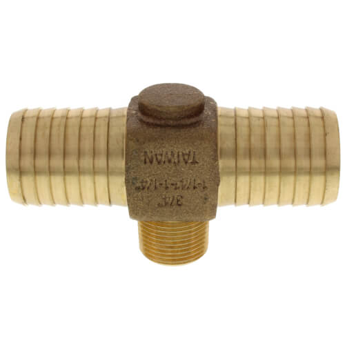 Main product image of 1-1/4" x 1-1/4" x 3/4" Insert x Insert x MPT Hydrant Tees (Lead Free)
