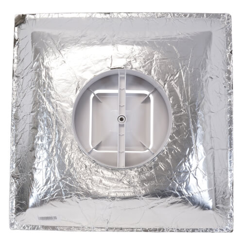 Main product image of 3-Cone Supply Grille w/ Pre-Molded 10" Boot & Insulated Back (2' x 2')