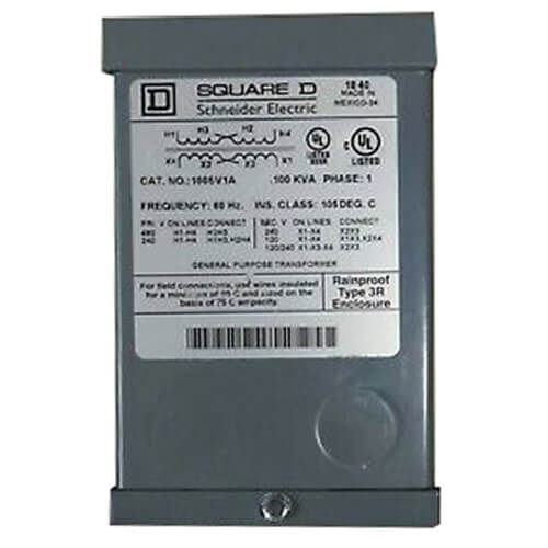 Main product image of 240/480V-120/240V 100VA Transformer, HT01AH857