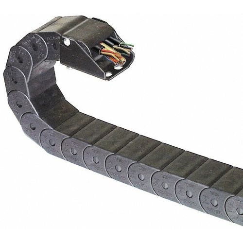 Main product image of 1 Ft. Long, Nylon, Enclosed Cable and Hose Carrier, 3" Inside Width, 4.1" Bend Radius, ET1530-4.1-1.0