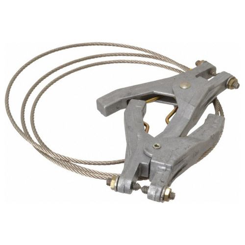 Main product image of 19 AWG, 5 Ft Flex Steel Cable w/ 2 Hand Clamps, GCSP-HH-05