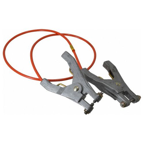 Main product image of 19 AWG, 3 Ft Insulated Steel Cable w/ 2 Hand Clamps, GCSI-HH-03