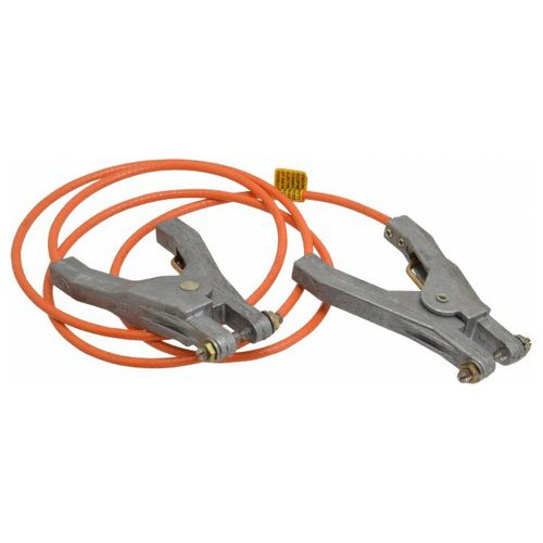 Main product image of 19 AWG, 5 Ft Insulated Steel Cable w/ 2 Hand Clamps, GCSI-HH-05