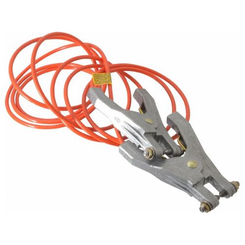 Main product image of 19 AWG, 10 Ft Insulated Steel Cable w/ 2 Hand Clamps, GCSI-HH-10