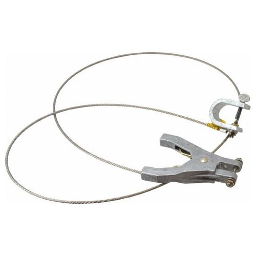 Main product image of 19 AWG, 5 Ft Flex Steel Cable w/ Hand Clamp & C Clamp, GCSP-HC-05
