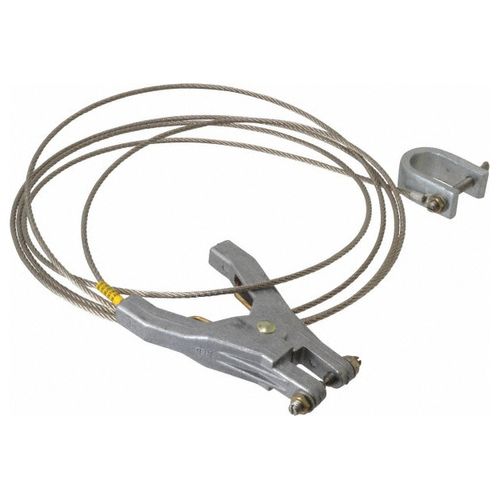 Main product image of 19 AWG, 10 Ft Flex Steel Cable w/ Hand Clamp & C Clamp, GCSP-HC-10