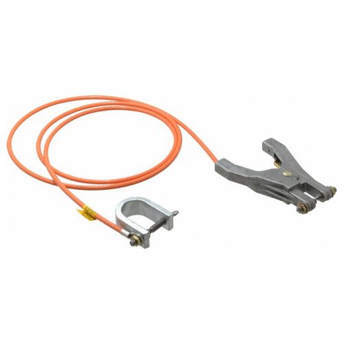 Main product image of 19 AWG, 5 Ft Insulated Steel Cable w/Hand Clamp & C Clamp, GCSI-HC-05