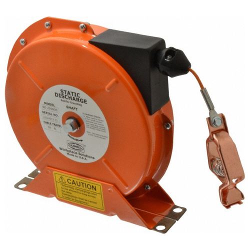 Main product image of 1/8" x 50 Ft. Stranded Cable Grounding Reel, Orange Jacket, SD-2050-OS