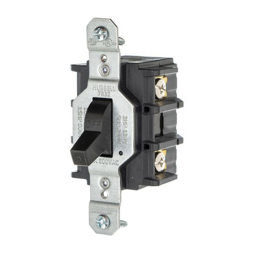 Main product image of 2 Pole, 30 Amp, 15 Hp, Open Toggle Manual Motor Starter, HBL7832