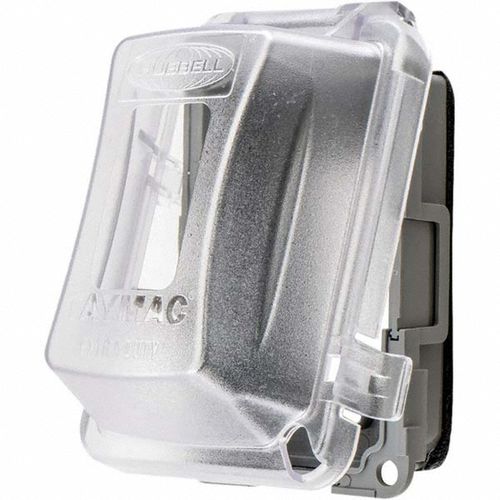 Main product image of 1 Gang Polycarbonate Weatherproof Box Cover, RW58300