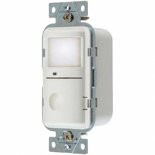Main product image of Infrared Occupancy Motion Sensing Wall Switch, 1200 Sq. Ft, Manual Delay, White, WS1000W