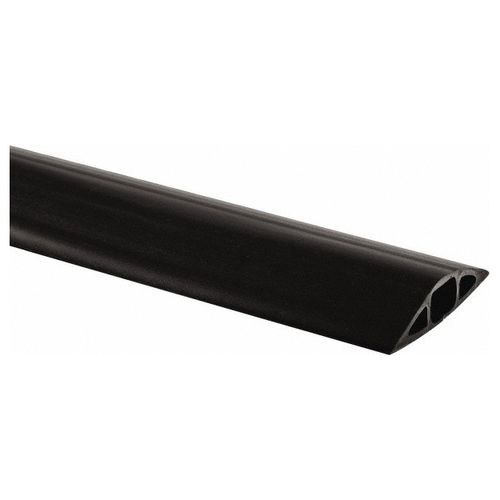 Main product image of 25' PVC Floor Cable Cover, 1 Channel, 3/4" Max Cable, Black, FT4BK25