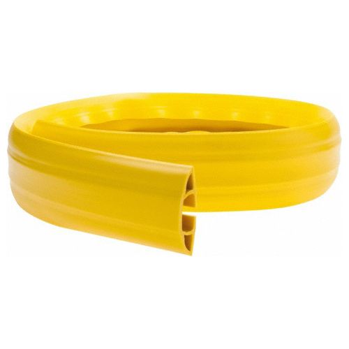 Main product image of 5' PVC Floor Cable Cover, 1 Channel, 3/4" Max Cable, Yellow, FT4Y5