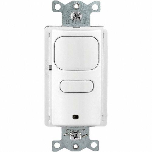 Main product image of Passive Infrared Dual Tech Motion Sensing Wall Switch for Occupancy or Vacancy, 1000 Sq. Ft Coverage, White, AP2000W1