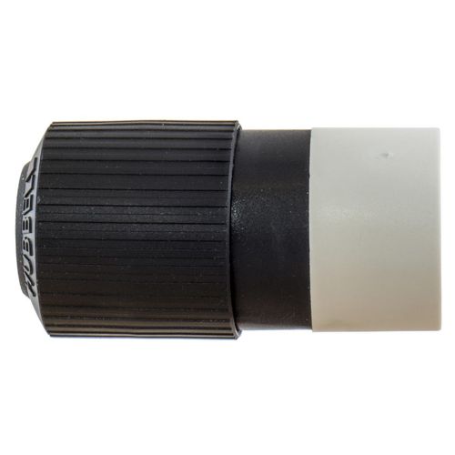 Main product image of 15 A 125 V 2-Pole 3-Wire Nema 5-15R Nylon Straight Blade Plug And Connector (Black/White)