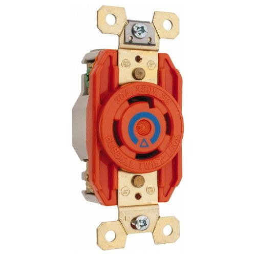Main product image of 250 VAC, 30 Amp, 15-30R NEMA, Self Grounding Receptacle, IG2720