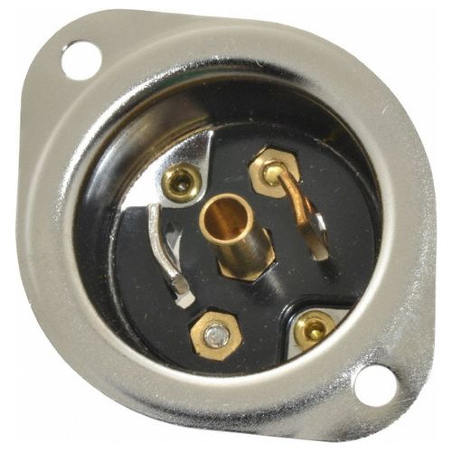 Main product image of 2P 3 Wire 125 VAC, 15 Amp, ML-3R NEMA, Self Grounding Inlet, Black, HBL7595