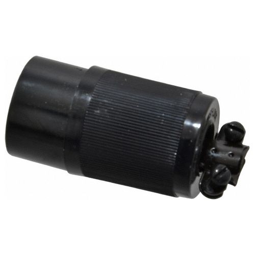 Main product image of 3P 15A Industrial Locking Connector, ML-3R, 125 & 250V, Black, HBL7484