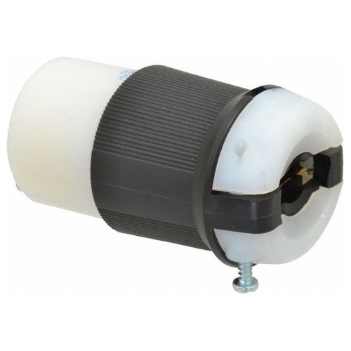 Main product image of 3P 20A Industrial Locking Plug, L15-20R, 250V, Black & White, HBL2423