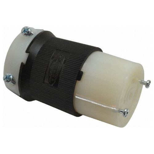 Main product image of Industrial Locking Connector, L21-30R, 120 & 208V, Black & White, HBL2813