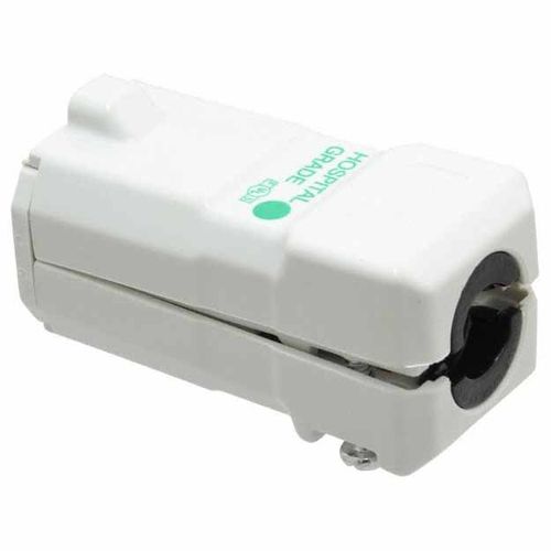 Main product image of 2P 3 Wire 15A Straight Blade Connector Hospital, 5-15R, 125 VAC, White, HBL8119V