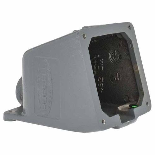 Main product image of 20, 30 Amp, 3/4" Hub Size, Cast Aluminum Pin and Sleeve Angle Back Box, BB201W