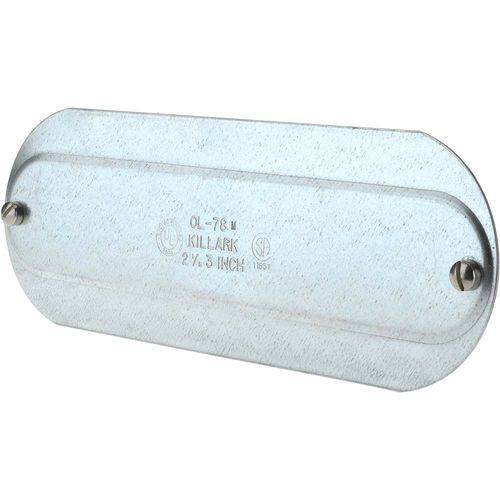 Main product image of 2-1/2" & 3" Trade, Steel Conduit Body Cover Plate, OL-78M