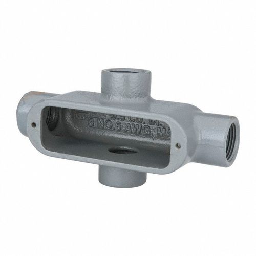 Main product image of Form 35, X Body, 3/4" Trade, IMC, Rigid Malleable Iron Conduit Body, OX-2M