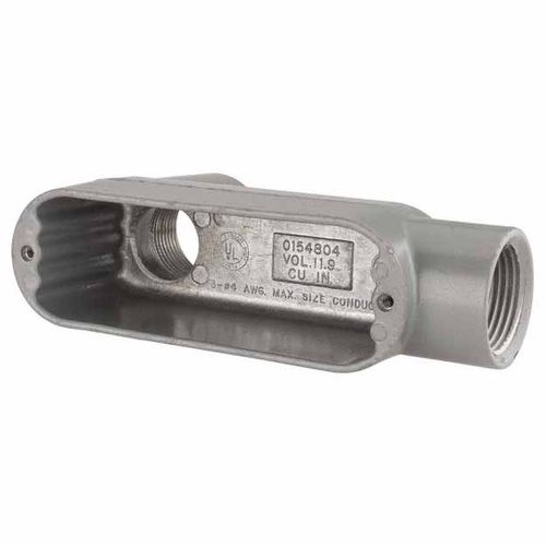 Main product image of Form 85, LB Body, 1" Trade, IMC, Rigid Aluminum Conduit Body, OLB-3