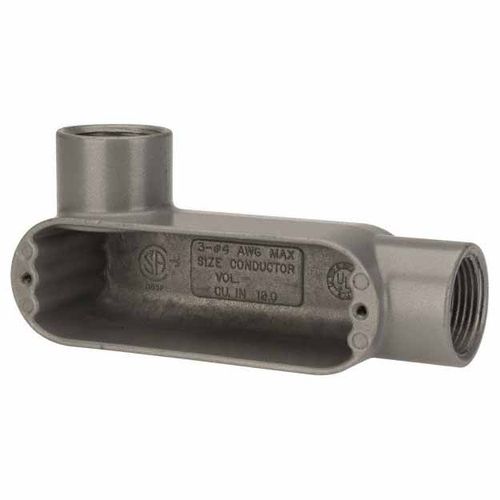 Main product image of Form 85, LL Body, 1" Trade, IMC, Rigid Aluminum Conduit Body, OLL-3