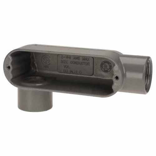 Main product image of Form 85, LR Body, 1" Trade, IMC, Rigid Aluminum Conduit Body, OLR-3
