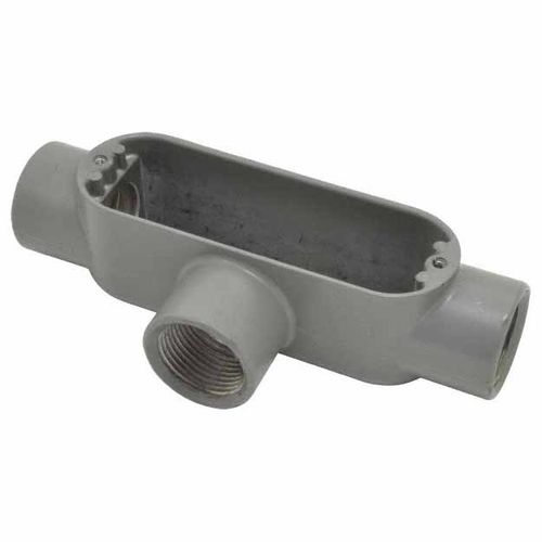 Main product image of Form 85, T Body, 1" Trade, IMC, Rigid Aluminum Conduit Body, OT-3