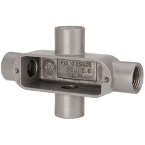 Main product image of Form 85, X Body, 1/2" Trade, IMC, Rigid Aluminum Conduit Body, OX-1