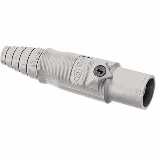 Main product image of Single Pole Male Connector, Double Set Screw, 400A, 250 VDC/600 VAC, AWG 2/0, White, HBL400MW