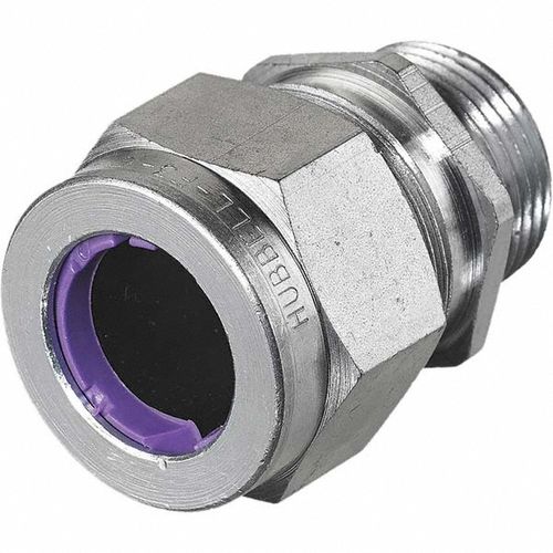 Main product image of 3/4" MNPT 0.75 to 0.88" General Steel Straight Strain Relief Cord Grip, SHC1038ZP