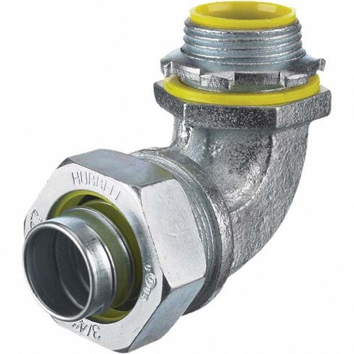 Main product image of 1-1/4" Iron 90° Insulated Liquid-Tight Connector, H12591